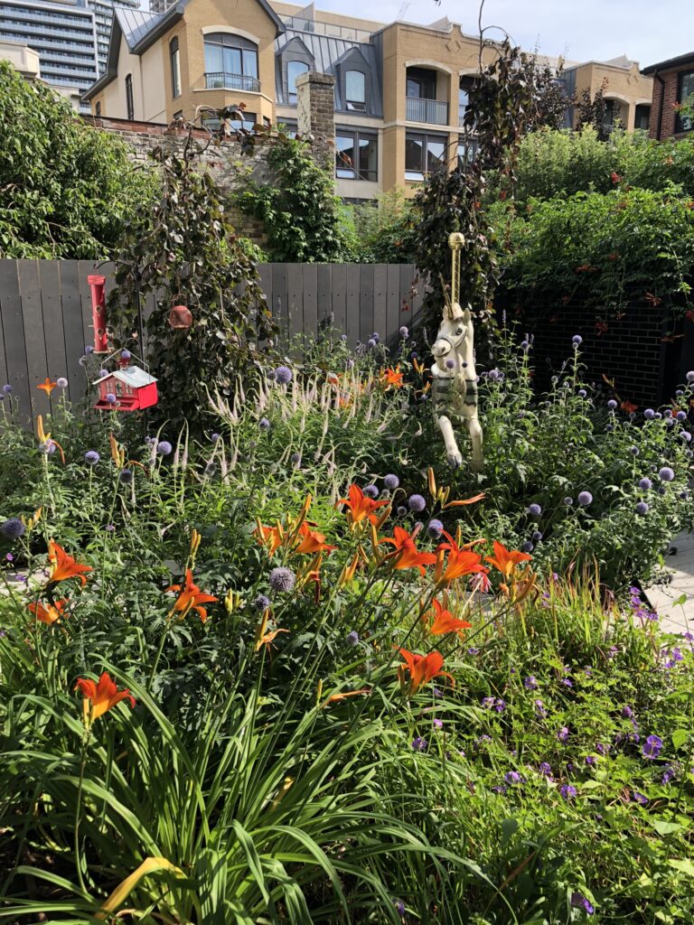 Perennial garden designed by blooming city